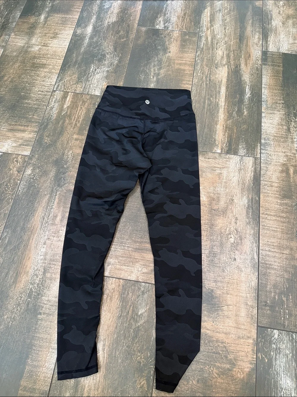lululemon athletica Kids Black Camo High-Waist Leggings - Picture 3 of 5